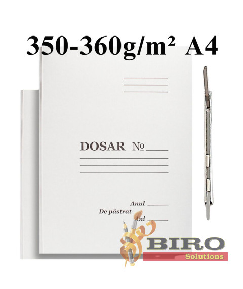 Dosar din carton cu șină A4, 350-360 gr.